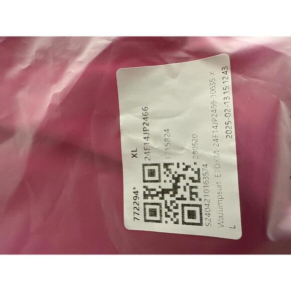 NWT Halara Bright Pink Romper with Open Back Size XL - Picture 7 of 7